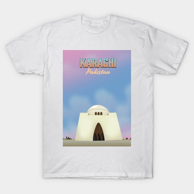 Karachi Pakistan T-Shirt by nickemporium1